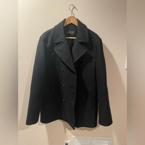 Michael Kors Classic Black Pea Coat (unsex)
